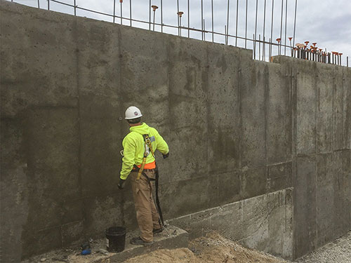 Commercial concrete walls KSI Construction Wisconsin