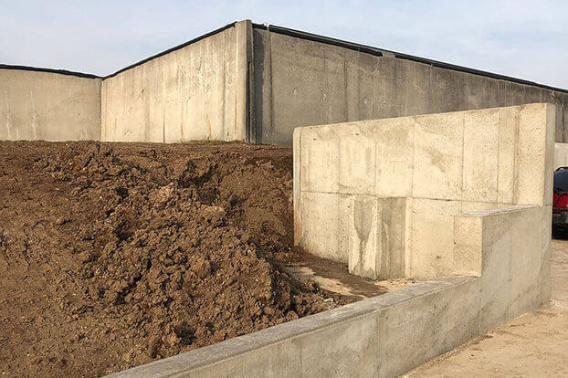 Commercial concrete wall KSI Construction Wisconsin