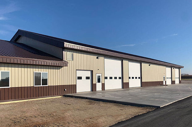 Engineered commercial building KSI Construction Wisconsin